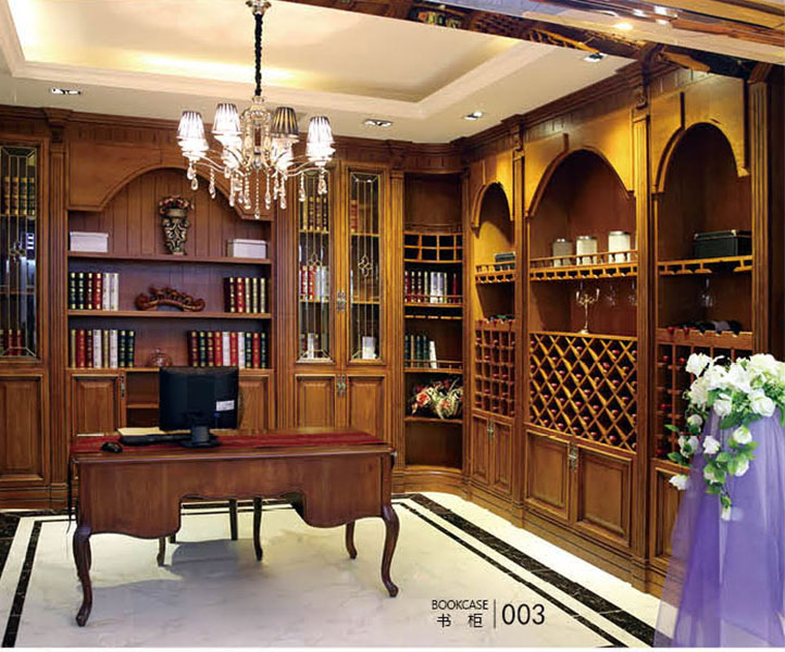 書柜003-河北實木復合門