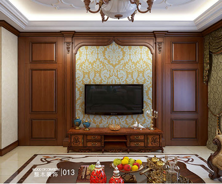 整木裝飾013-河北實木復(fù)合門
