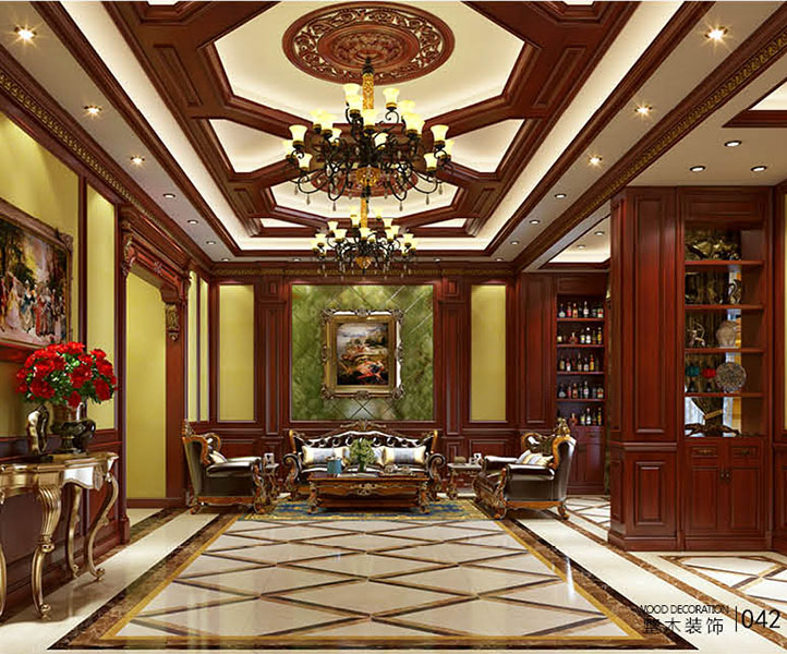 整木裝飾042-河北實(shí)木復(fù)合門(mén)