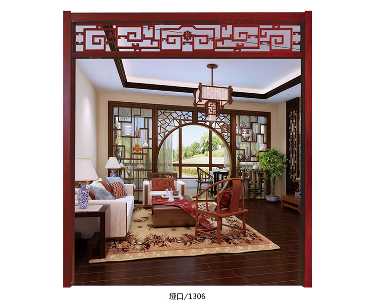 埡口1306-河北實木復合門